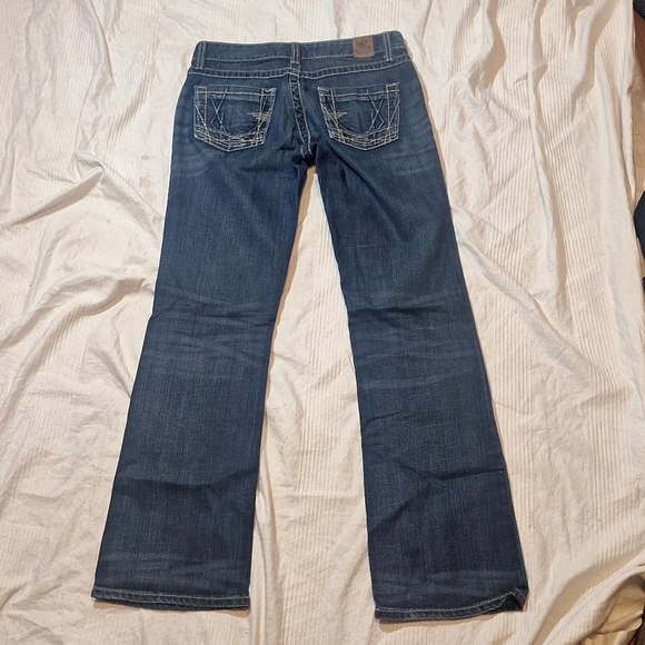 bke kate boot cut jeans 27 womens 4 r low rise pants the buckle - Picture 3 of 5